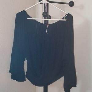 Free People black blouse